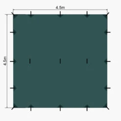 Lomo 4.5m X 4.5m Bushcraft Tarp -Outdoor Camping Store k5aae24e2cdc2cb0f4508af98cb9e6ba0