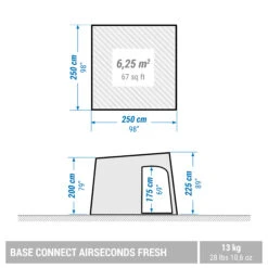 Quechua 6 Person Inflatable Camping Shelter 18 Quechua 6 Person Inflatable Camping Shelter -Outdoor Camping Store k62146d9c06fc868e43a84ebe4a210b04