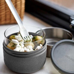 Black+Blum Glass Lunch Bowl 600ml Slate 8 Black+Blum Glass Lunch Bowl 600ml Slate -Outdoor Camping Store k97bd7e78ea7662b94ee8e79e52c213a1