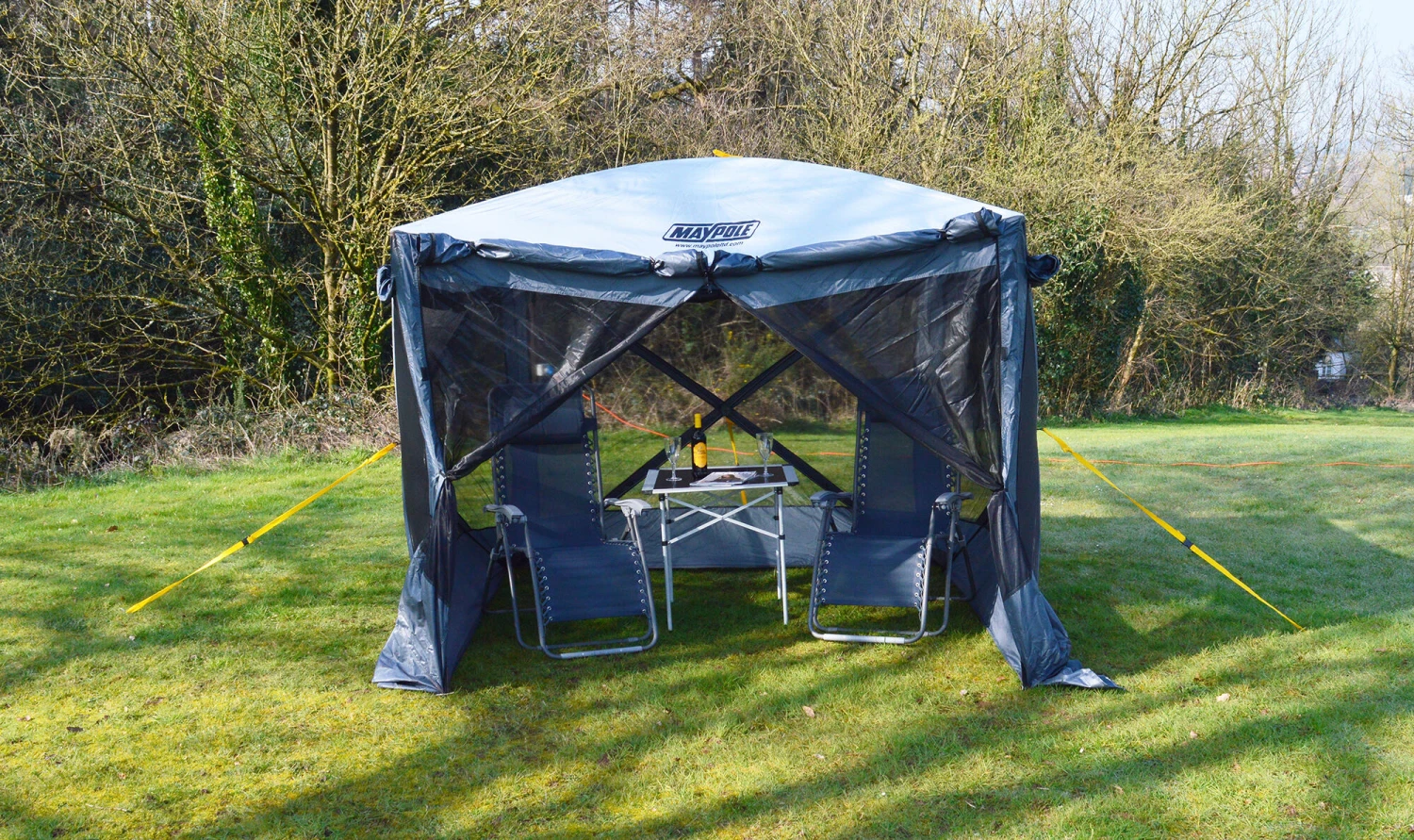 Maypole Pop Up Screen House Gazebo Shelter 4 Maypole Pop Up Screen House Gazebo Shelter - Image 2