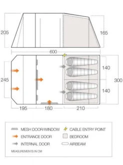 Vango Lismore TC 450 9 Vango Lismore TC 450 -Outdoor Camping Store kd00cc5eda573b303ce86fec9c51e5351